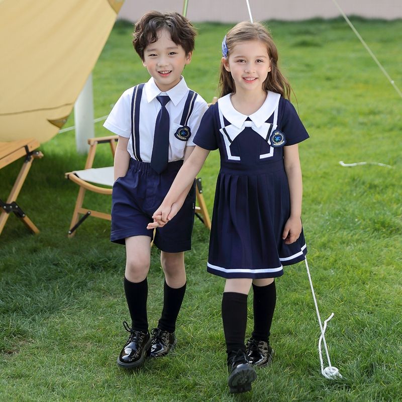 幼儿园园服夏装大班毕业照服装学院风班服六一表演服小学生演出服详情图4