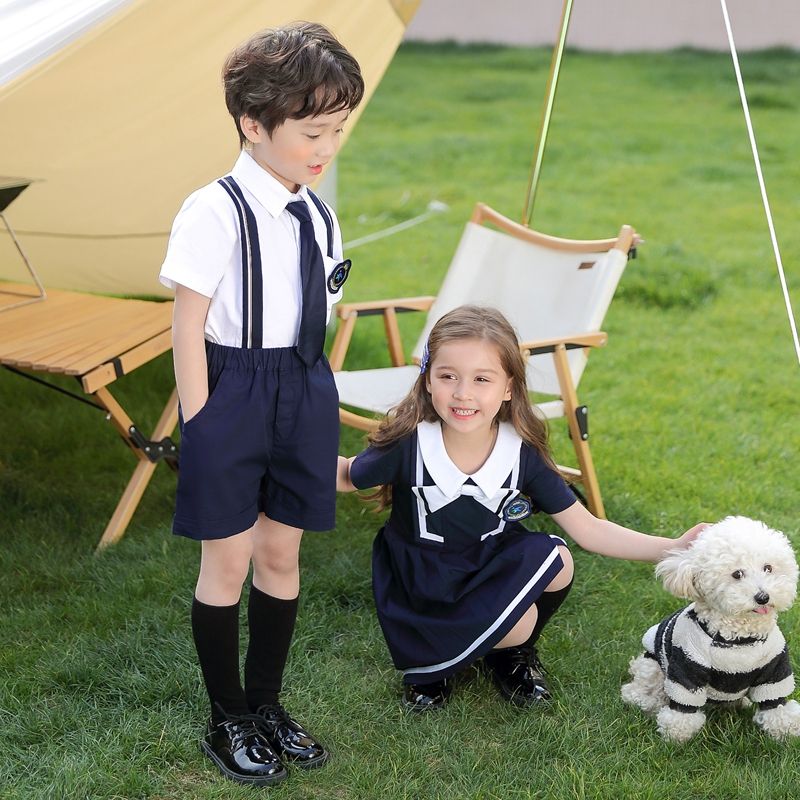 幼儿园园服夏装大班毕业照服装学院风班服六一表演服小学生演出服详情图5