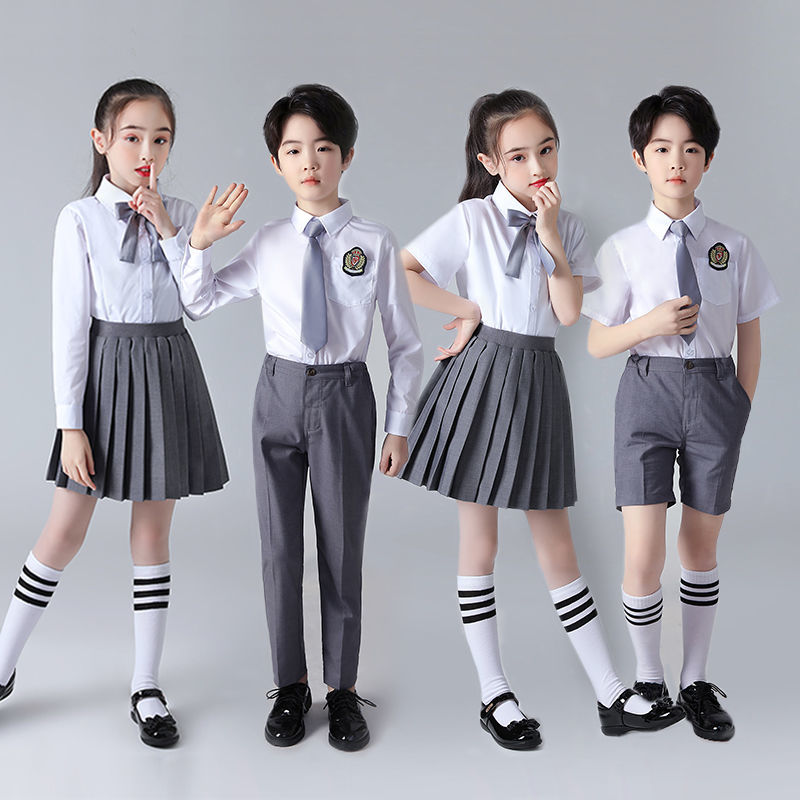 儿童演出服中小学生大合唱朗诵表演服幼儿园园服男女童毕业照服装