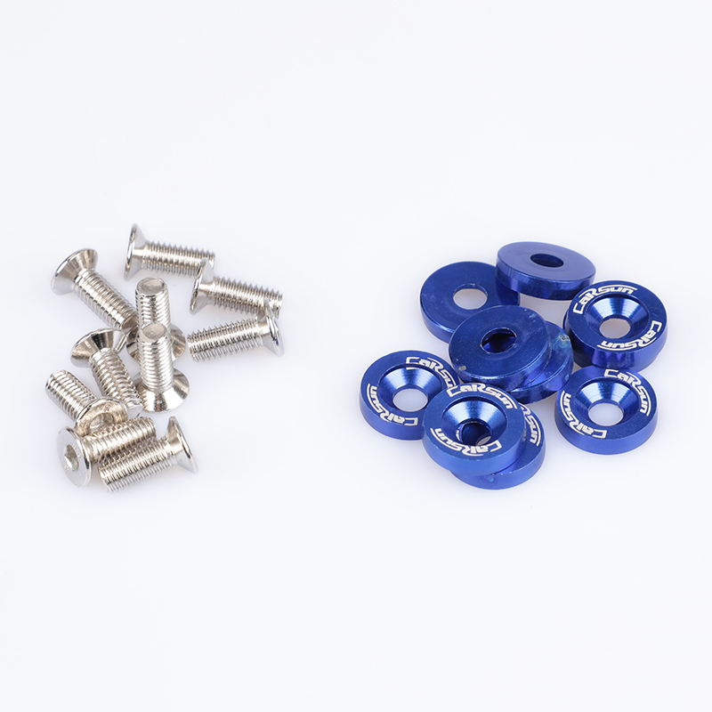 Car modification screw gasket, racing plate frame screw cap, decorative gasket, exterior decoration modification Item Picture