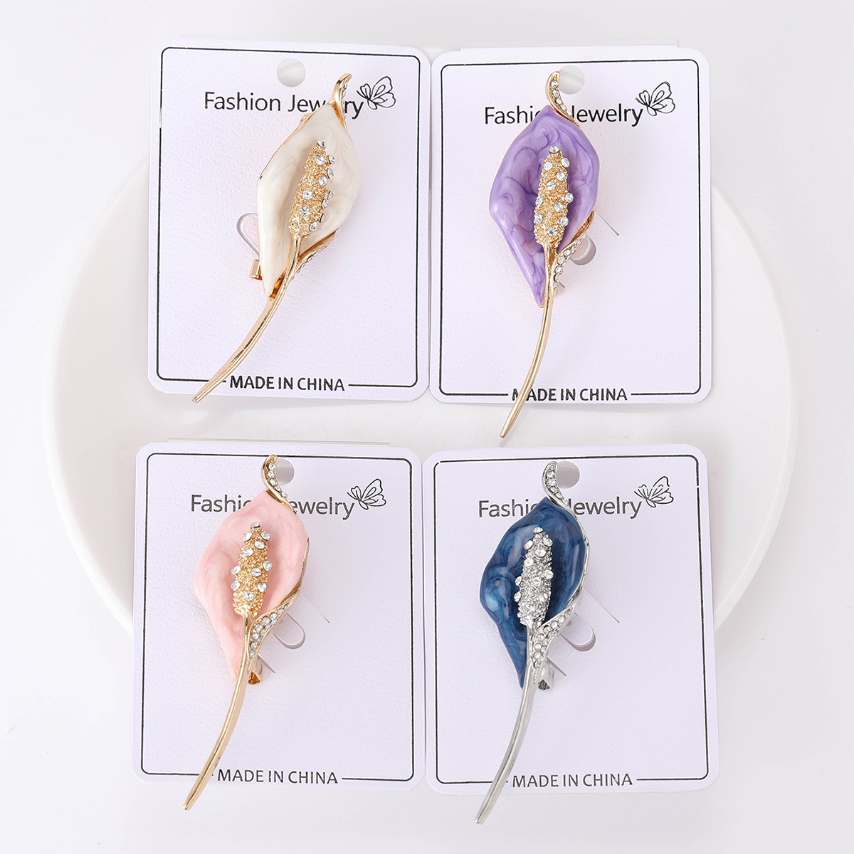 Ziyang Accessories' Smooth Sailing brooch, high-end women's luxurious and elegant high-end brooch, 2023 new style Unique brooch accessory factory direct sales details Picture