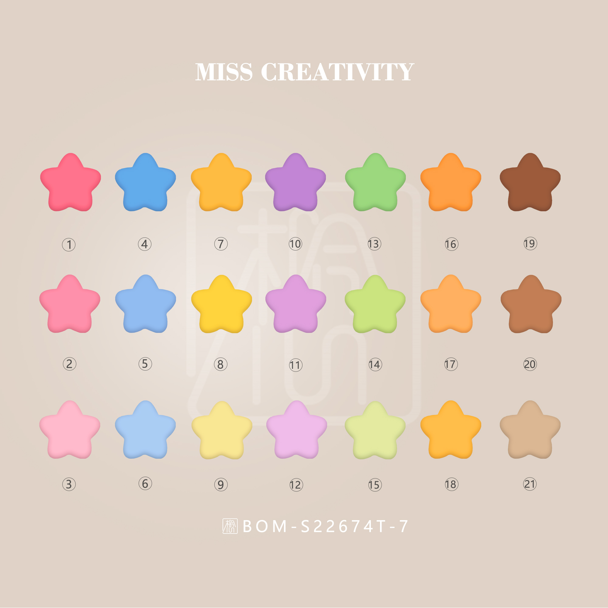 想念树脂耳钉耳饰配件戒指头绳耳饰饰品配件批发22674-7