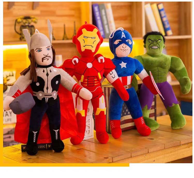 钢铁侠毛绒玩具公仔布娃娃玩偶睡觉抱枕游戏布偶生日礼物儿童详情19