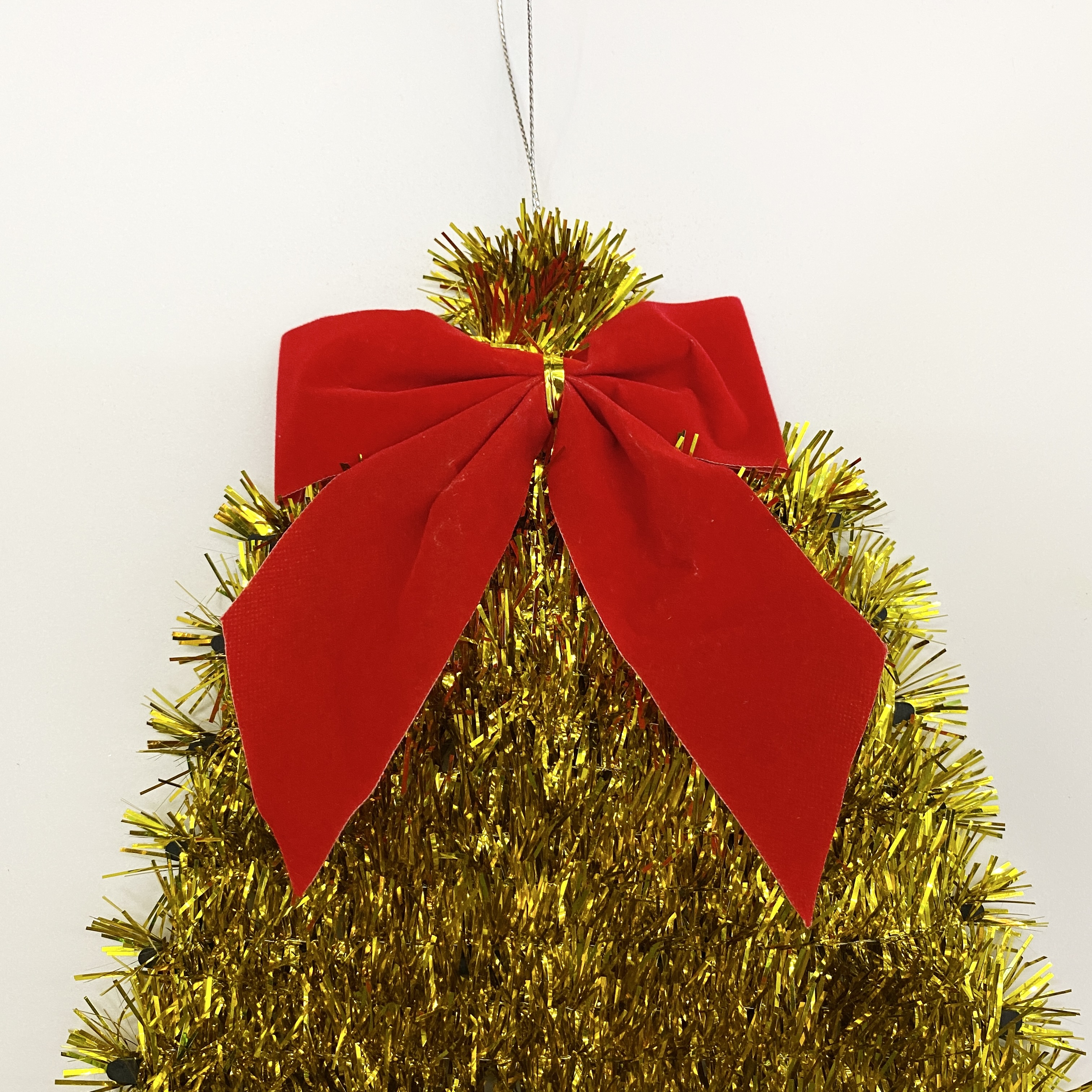 Christmas bells, gold and silver colored threads, Christmas decorations, Christmas gifts and accessories, creative handmade products Application Scenario