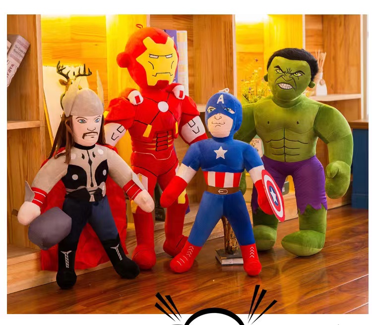 钢铁侠毛绒玩具公仔布娃娃玩偶睡觉抱枕游戏布偶生日礼物儿童详情17