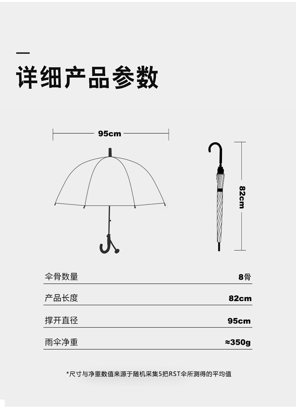 RST811猫咪可爱晴雨伞平行雨伞长柄小猫头伞日系猫猫伞批发详情11