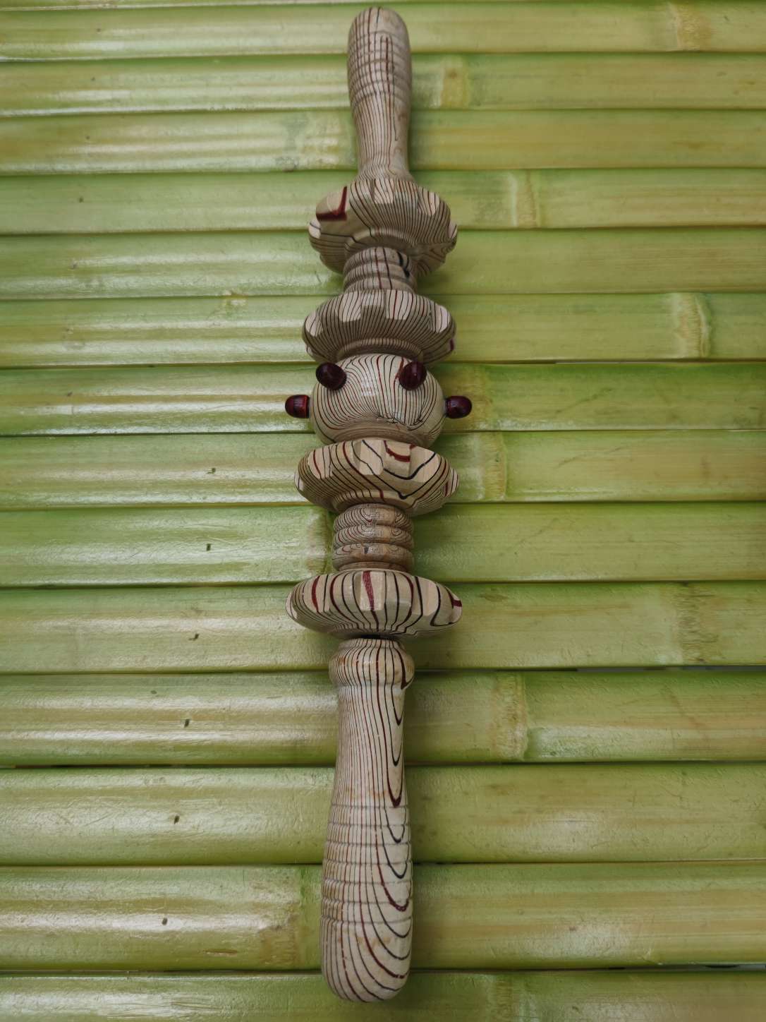 木制按摩器/水墨纹推背器/肚轮按摩器细节图