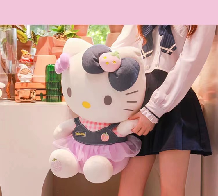 hellokitty公仔毛绒玩具凯蒂猫哈喽KT裙装咪猫玩偶生日礼物女详情5