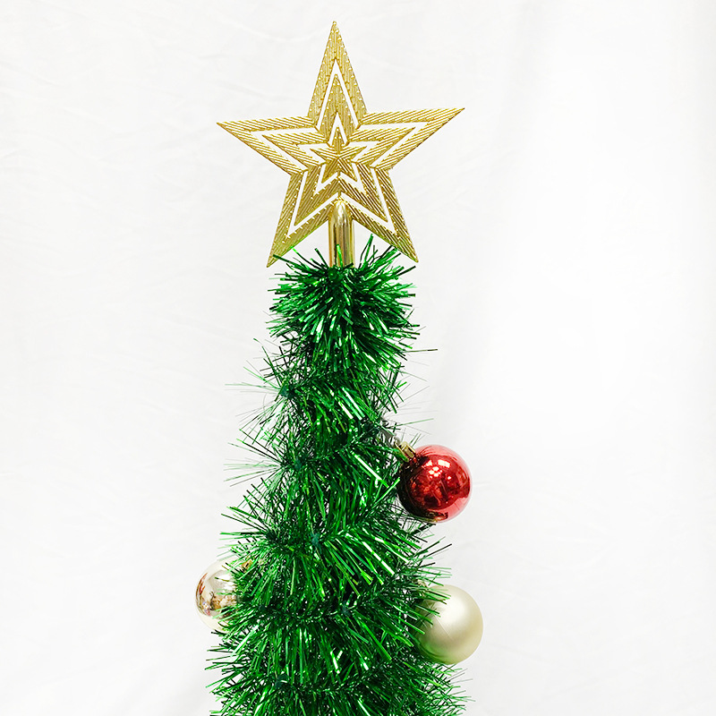 圣诞节用品毛条圣诞树可伸缩折叠圣诞装饰塔树christmas tree详情图4