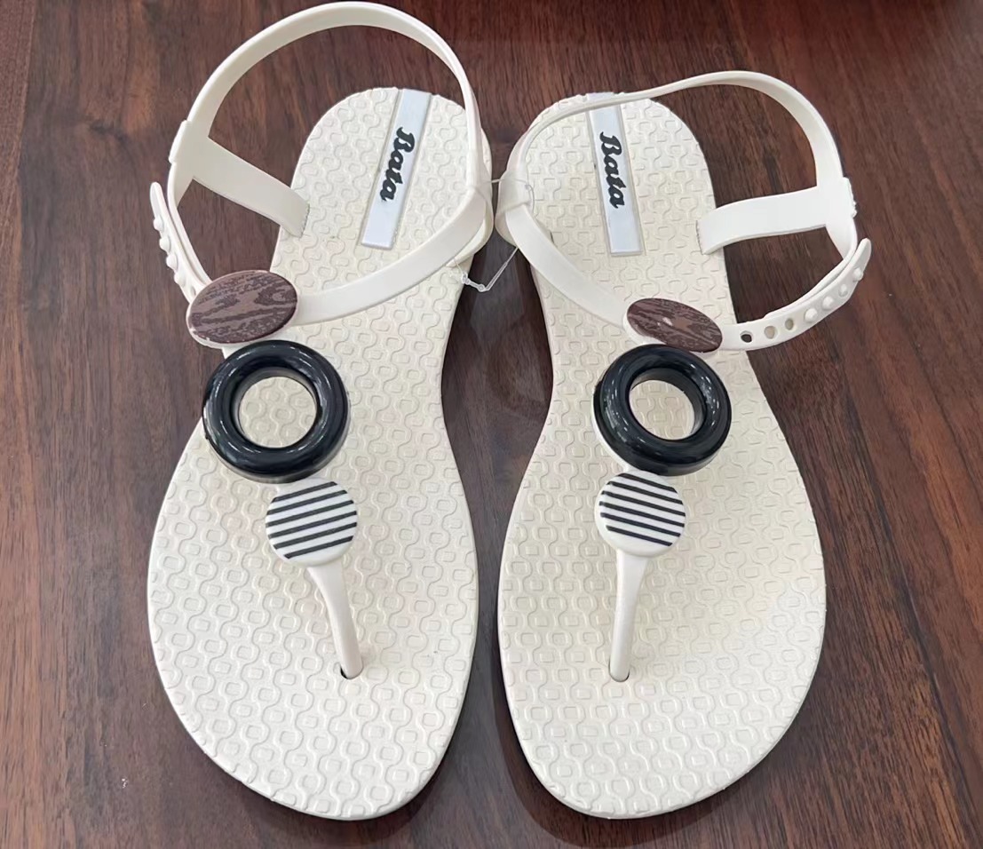 New pvc summer fashion sandals for foreign trade, versatile for outerwear, flat-bottomed flip-flops, hernites, custom-made for women in the factory Application Scenario