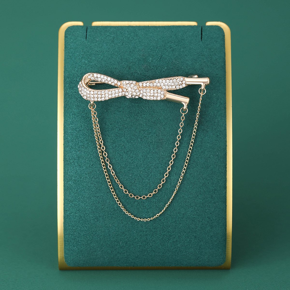 Ziyang Accessories 2023 High-end, fashionable, exquisite, versatile Design sense, tassel brooch, women's unique and elegant coat, brooch coat, cardigan, corsage Specification image