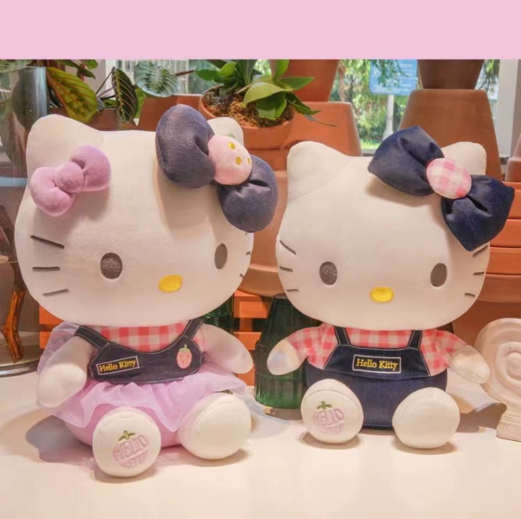 hellokitty公仔毛绒玩具凯蒂猫哈喽KT裙装咪猫玩偶生日礼物女详情8