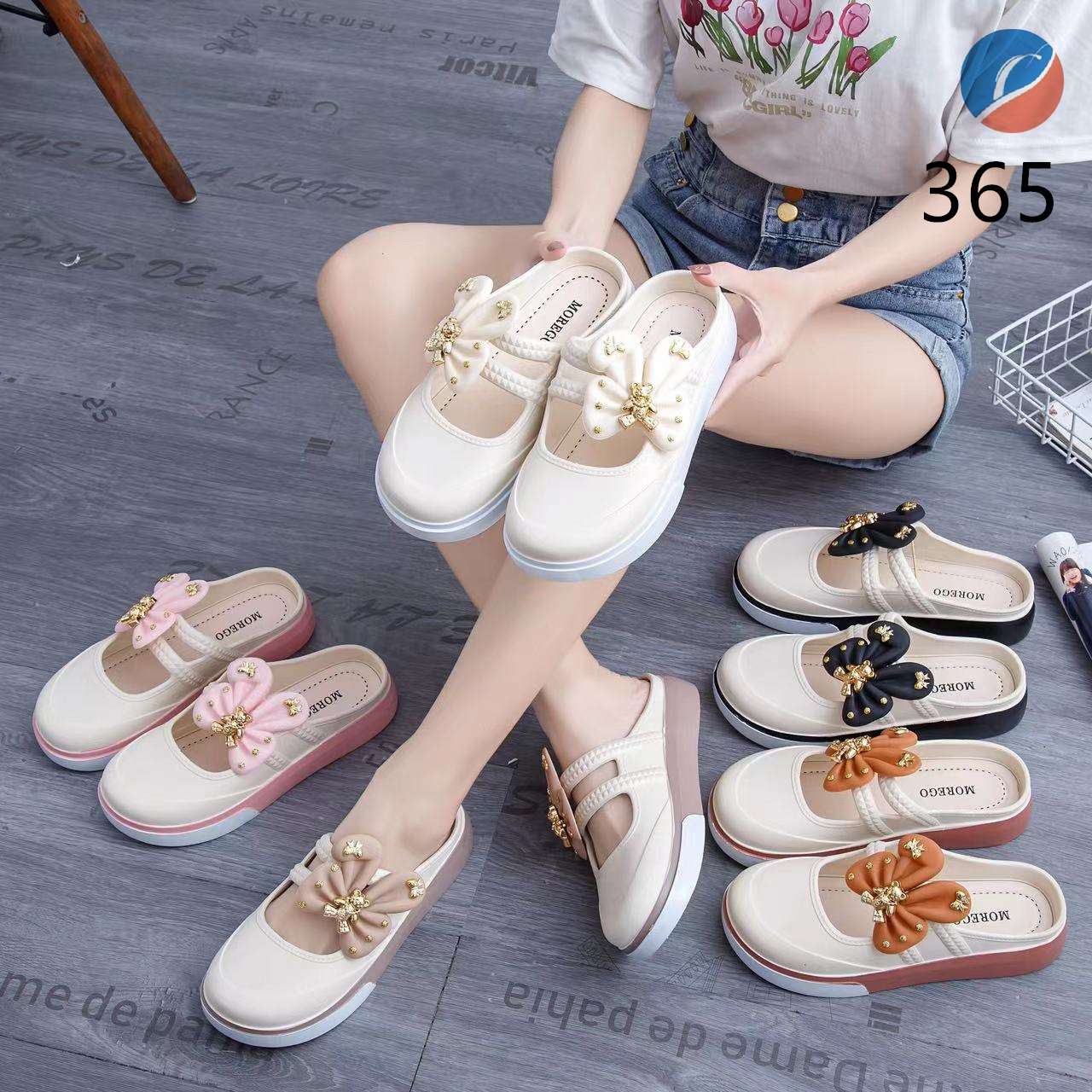 2023 new soft bottom thick bottom baotou drag female new summer wear fashion beach non-slip