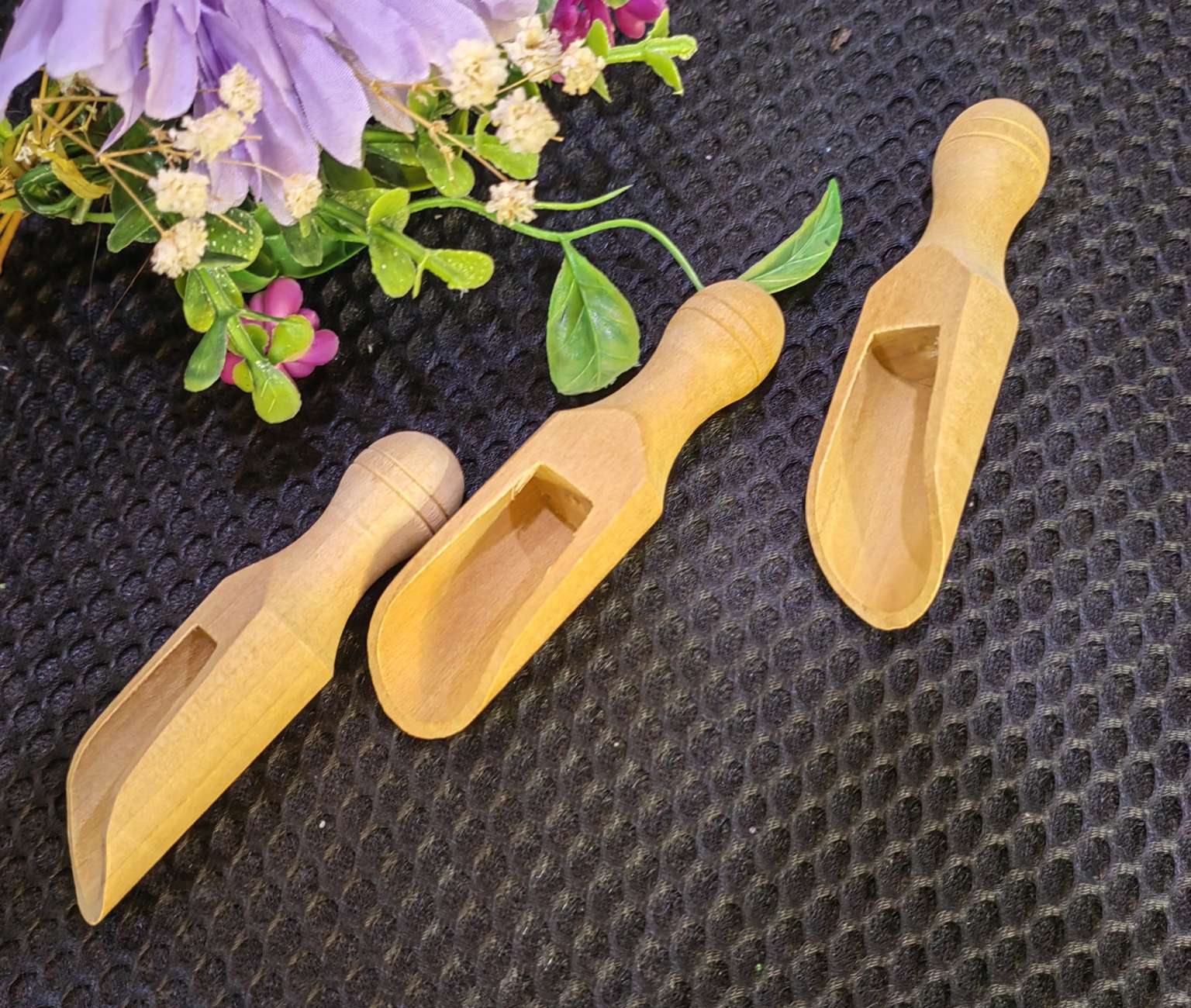 Jiehao tea wooden spoons, tea spoons, unpainted bamboo and wood tea sets, tea accessories, handcrafted tea spatulas, Gongfu tea sets, tea spoons