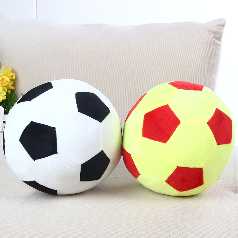 Multi-color simulation football plush toys, throw pillows, surprise balls, creative toys, World Cup children's gifts, factory direct sales Application Scenario