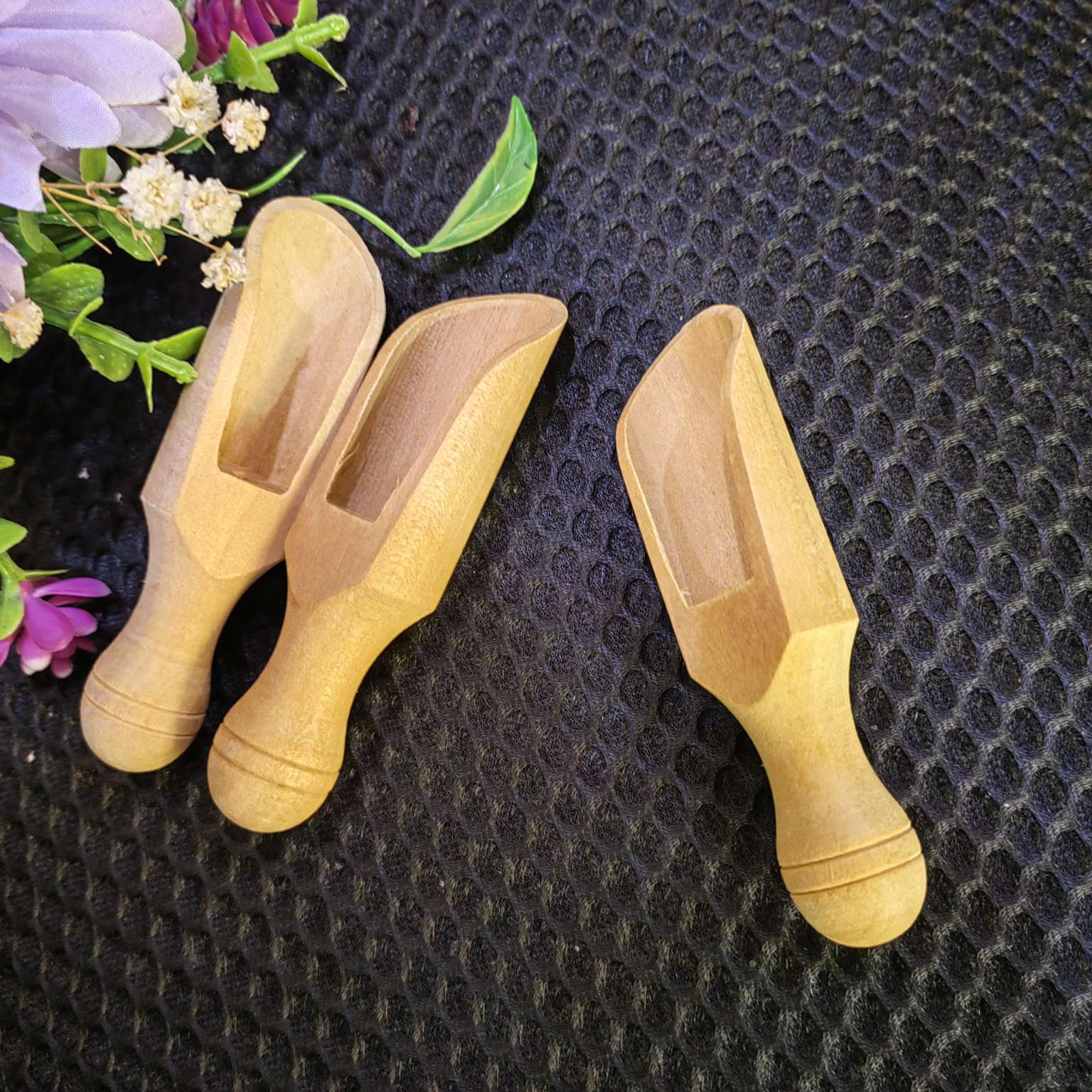 Jiehao tea wooden spoons, tea spoons, unpainted bamboo and wood tea sets, tea accessories, handcrafted tea spatulas, Gongfu tea sets, tea spoons detail image 5