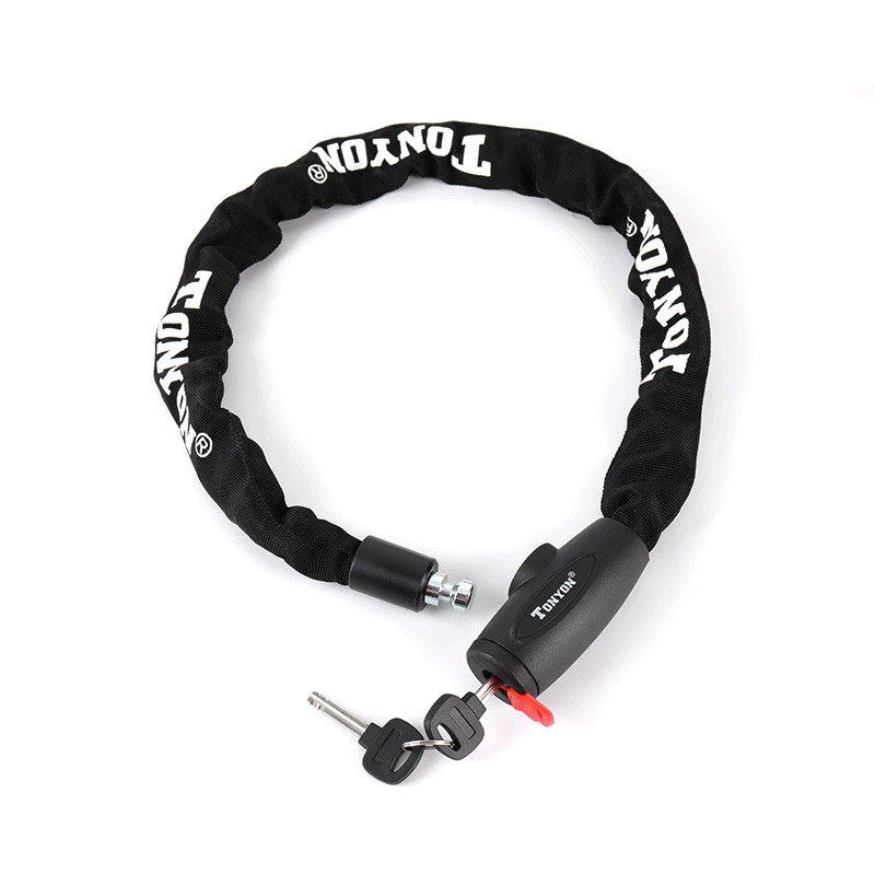 TY-715D universal TONYON bicycle key chain lock, bicycle chain key lock, mountain bike chain lock, anti-theft lock details Picture