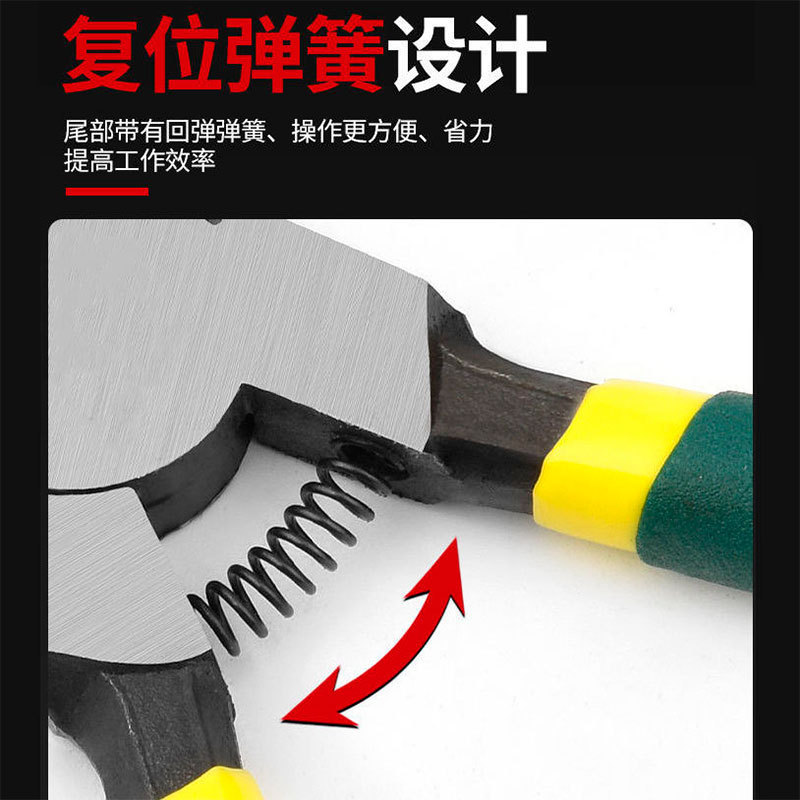 Manufacturers spot industrial grade circlip pliers set of dual-purpose ring pliers inside and outside circlip pliers needle nose pliers elbow spring pliers Specification drawing
