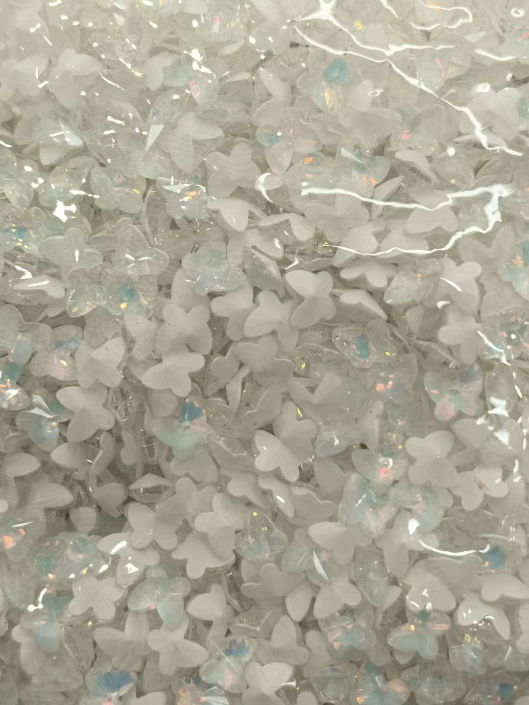 New colored pointed-bottom diamond K9 nail diamond, Super sparkling pile diamond, three-dimensional diamond, DIY sticker diamond 5037 detail image 8
