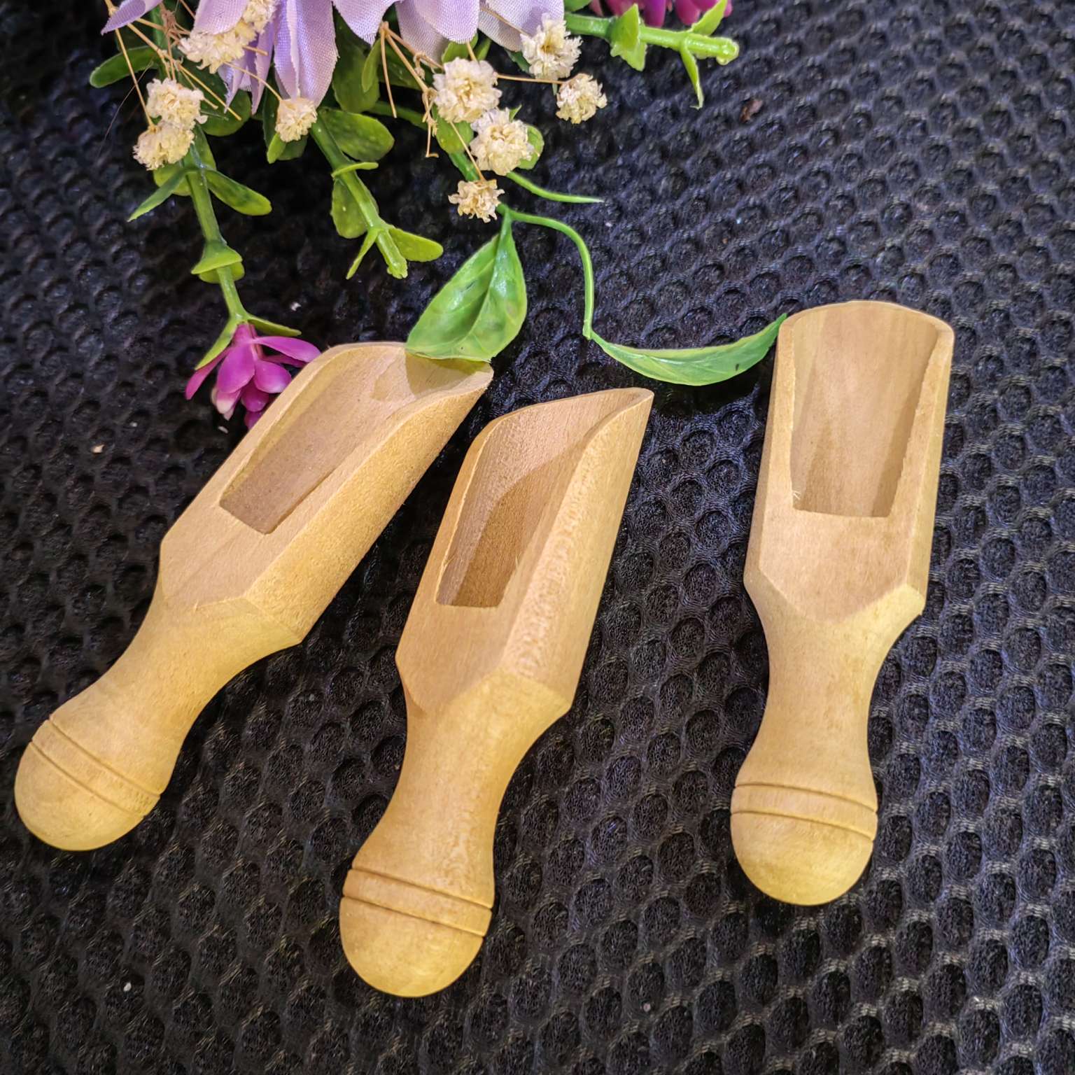 Jiehao tea wooden spoons, tea spoons, unpainted bamboo and wood tea sets, tea accessories, handcrafted tea spatulas, Gongfu tea sets, tea spoons Application Scenario