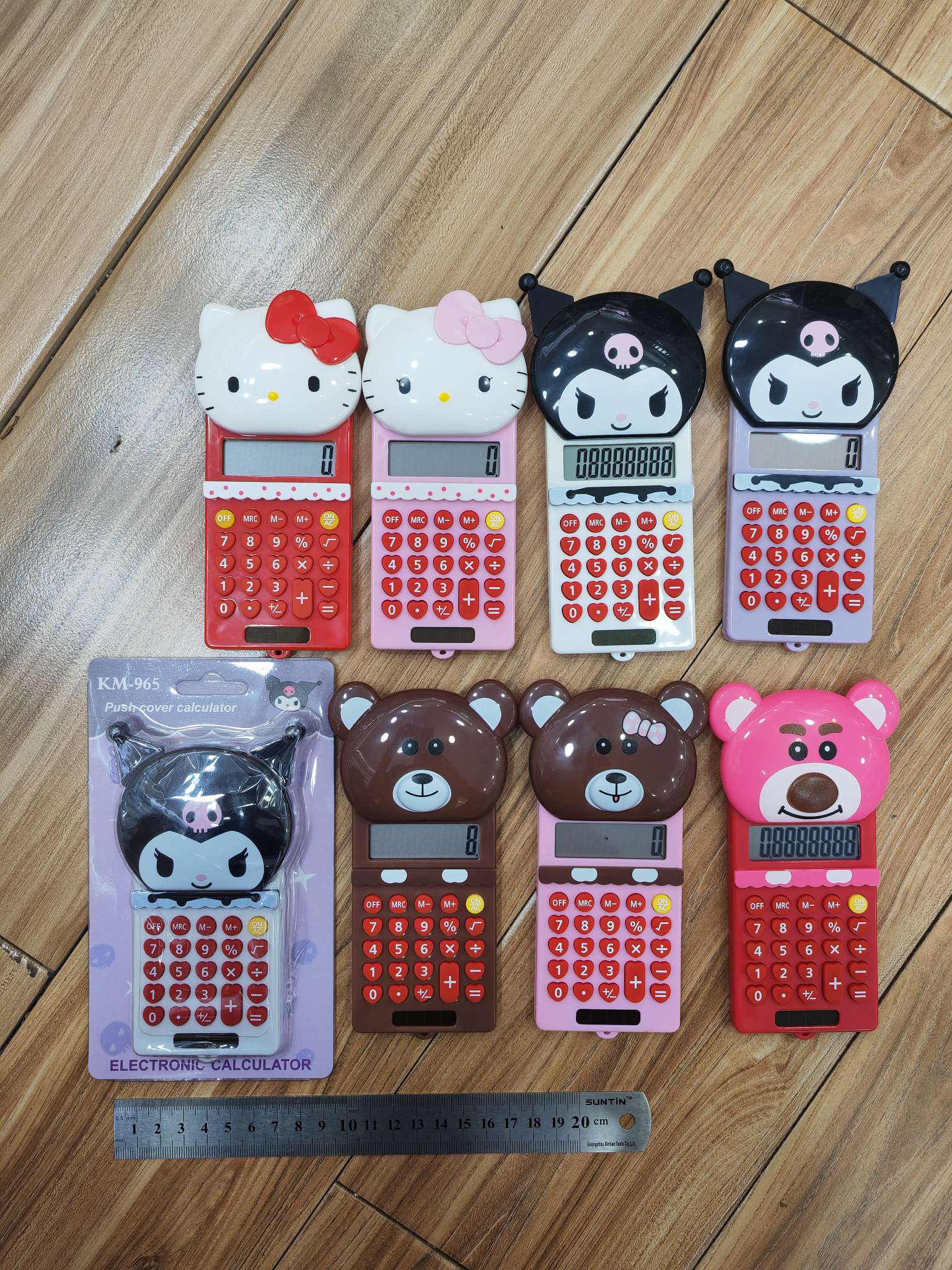 卡通计算器。可爱小学生计算机。kt折叠机算器详情图5