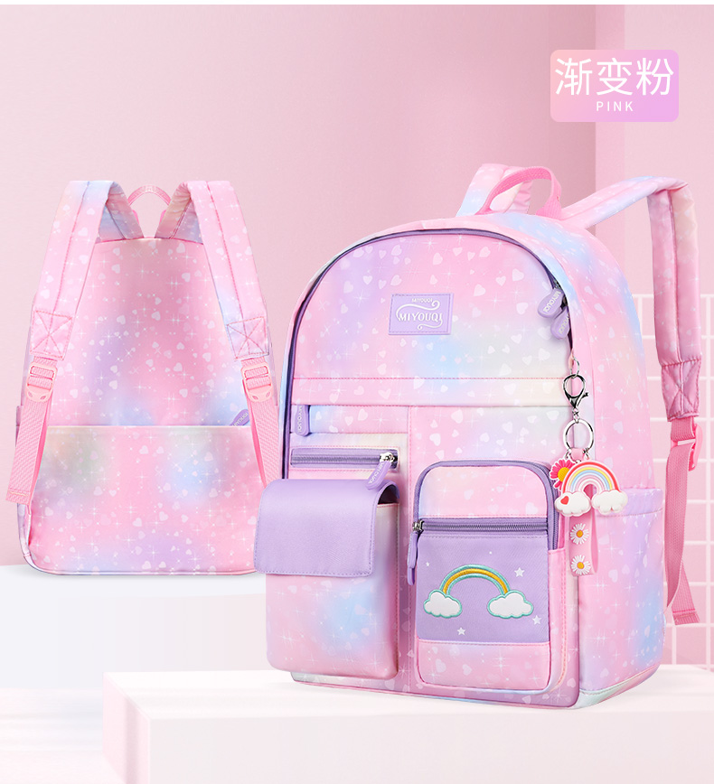 时尚渐变小学生1-6年级双肩包LZJ-3521详情14