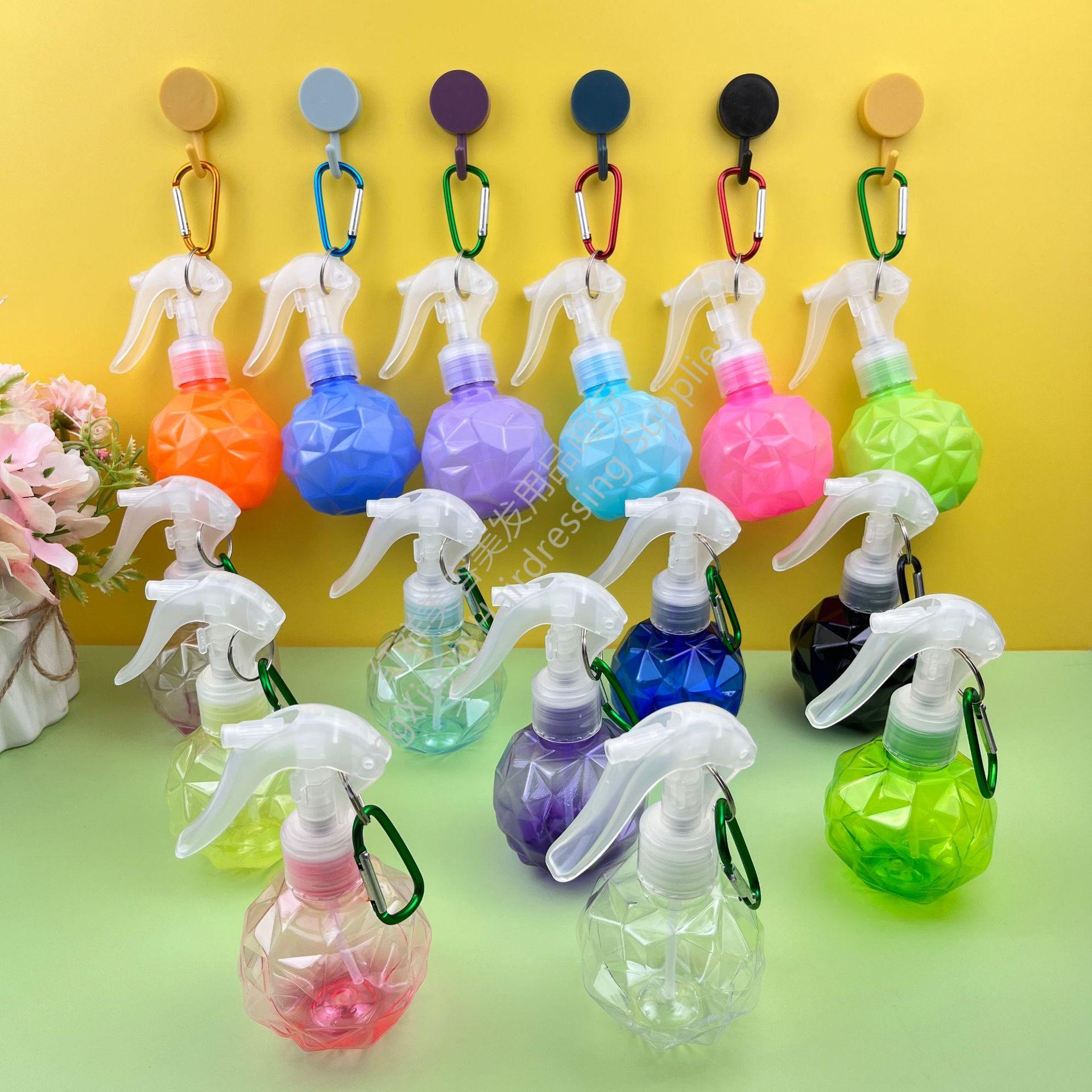 100ml spherical packaging bottle Alcohol toilet water spray bottle PET plastic empty bottle Disinfectant hook bottle