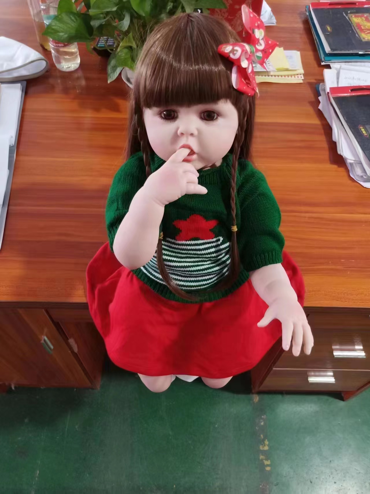 The Rebirth doll, a fully silicone baby simulation doll, is a bestseller on AliExpress Specification image