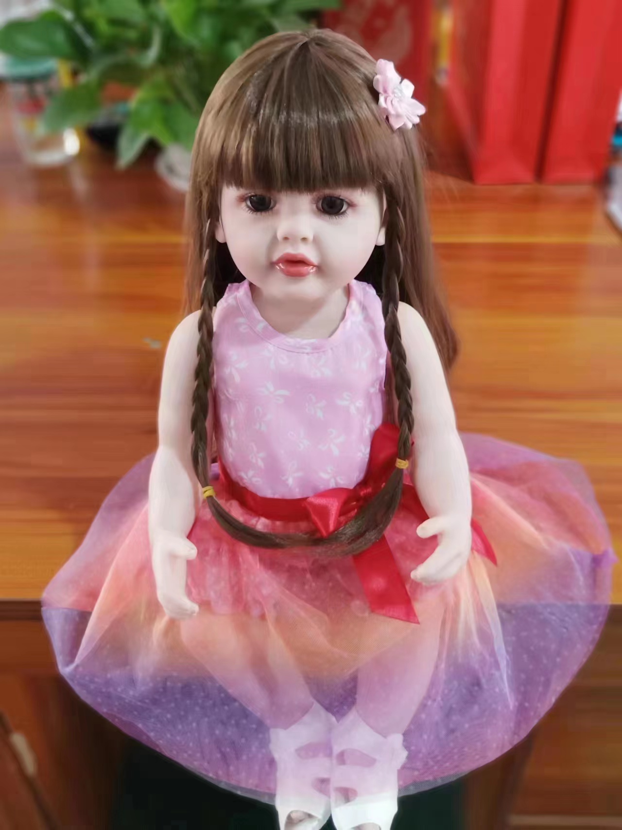 The Rebirth doll, a fully silicone baby simulation doll, is a bestseller on AliExpress Item Picture