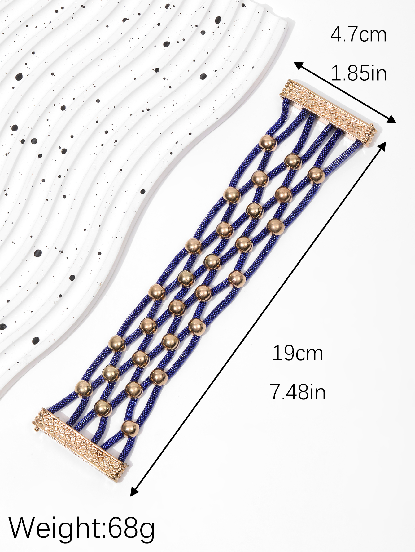 European and American fashionable, simple and elegant bracelet accessories, versatile ethnic style wristbands Application Scenario