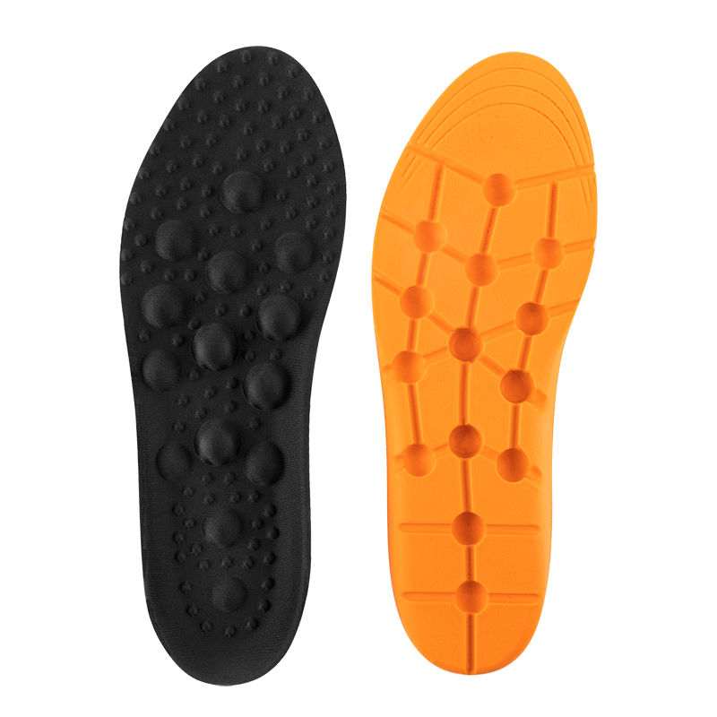 JKSHFS brand insoles, height-increasing pads, breathable massage sports insoles, men's and women's winter comfort, PU material, high resilience, all-season suitable for wholesale ZC010 Item Picture