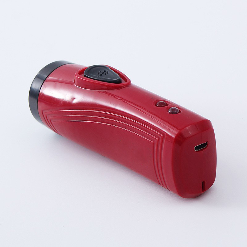 8670USB rechargeable plastic flashlight, high-intensity flashlight, ultraviolet banknote detector lamp, household flashlight, outdoor hand-held portable mini lighting flashlight Item Picture
