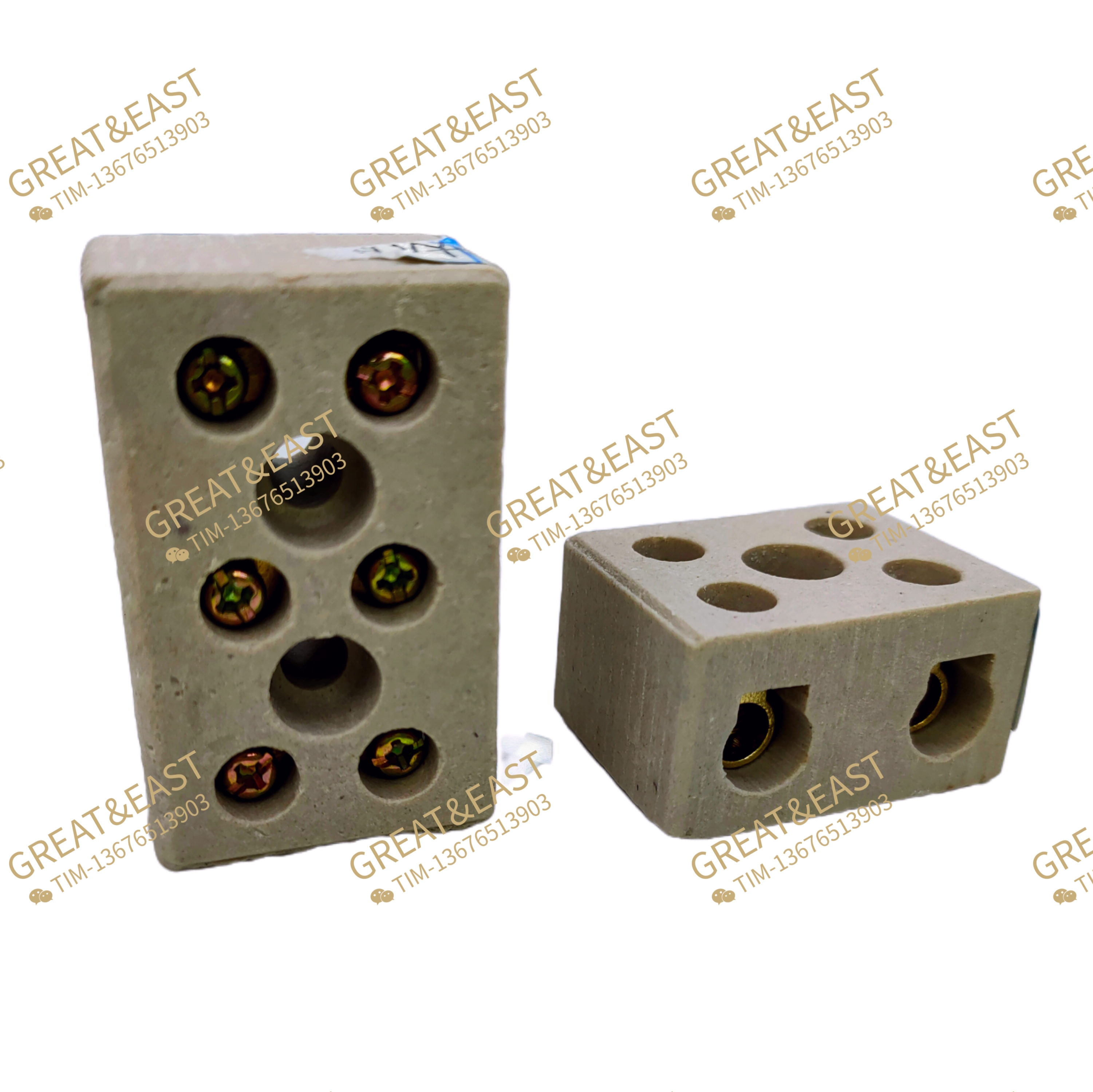 二进二出/高温陶瓷/5孔接线柱/5眼15-30-60-100A/高频瓷接头产品图