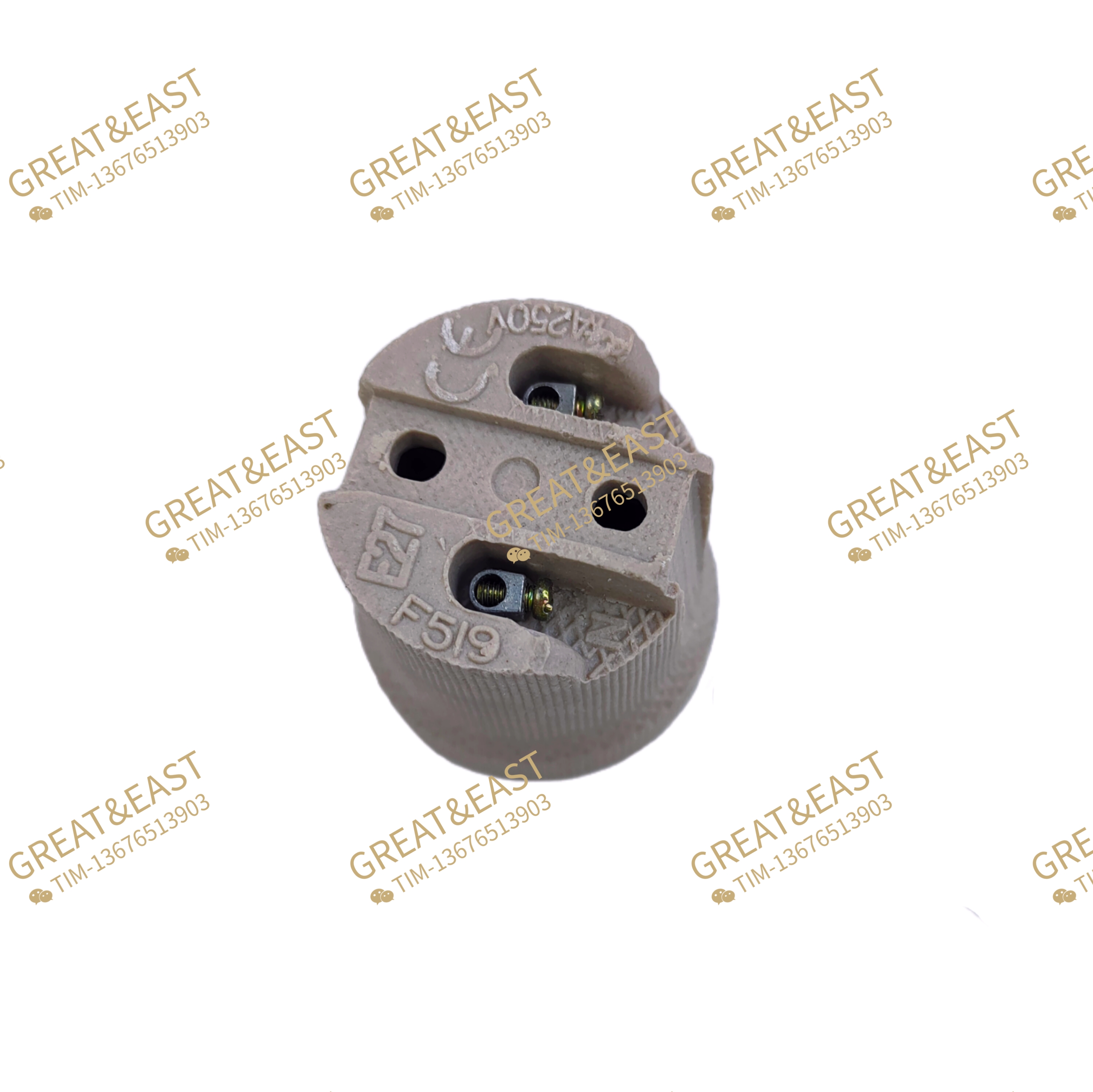 Spring clip, large 7-level bracket, bracket, horn, mouth, porcelain lamp head, lamp base, simple lamp accessory Application Scenario