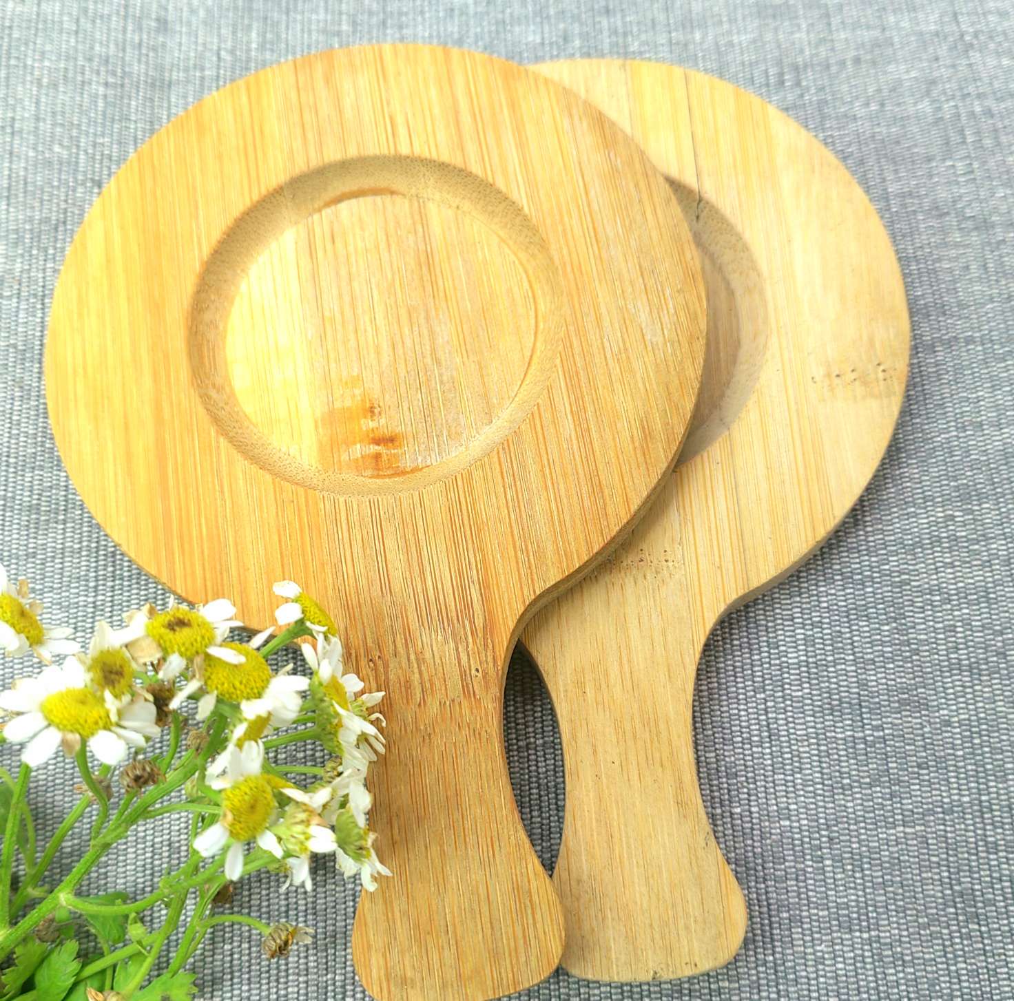 Jiehao Bamboo and Wood Green Environmental protection Fine handicrafts custom-made coasters details Picture