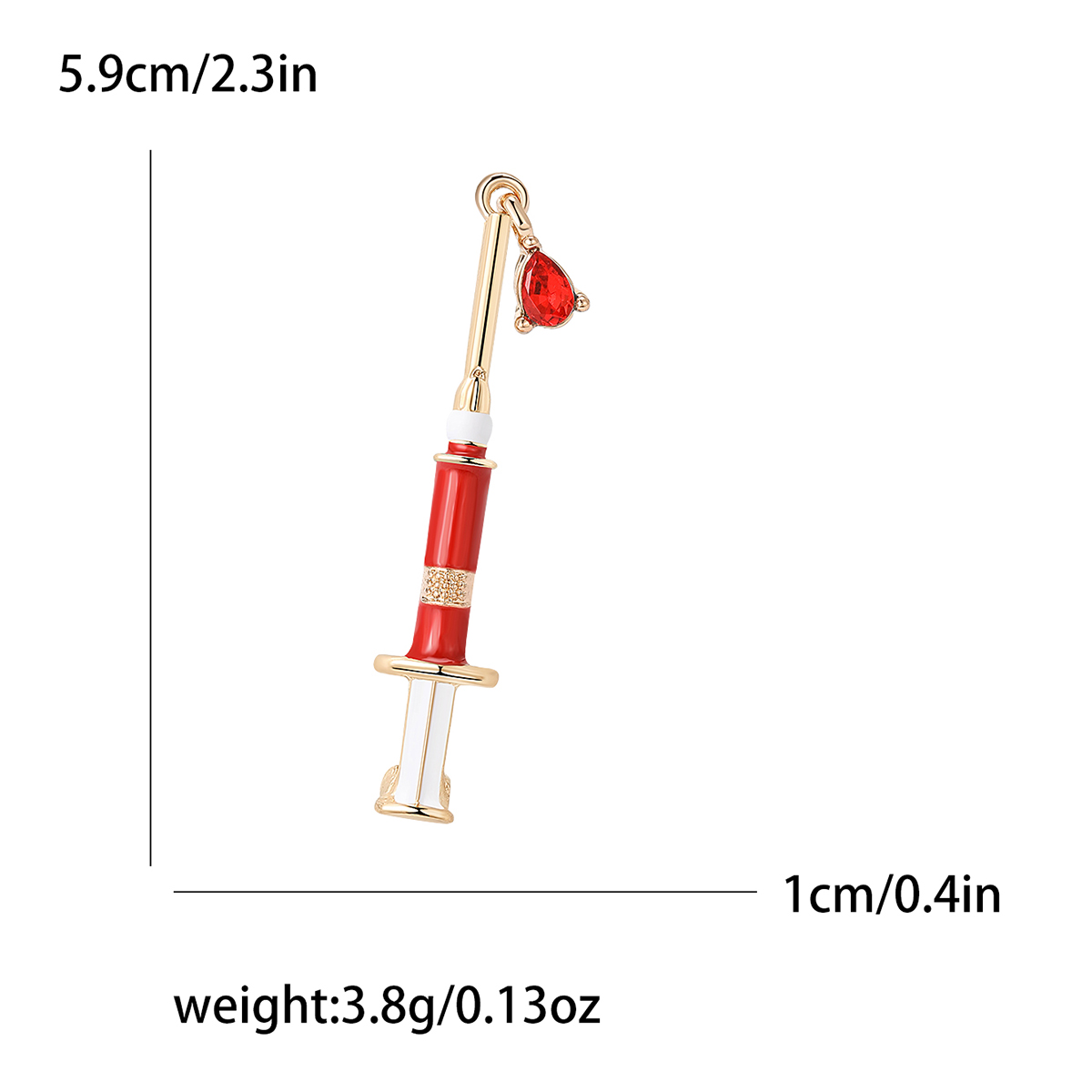 Ziyang Accessories 2023 New Export brooches, syringes, creative bags, medical best-selling badges, equipment accessories, collars, direct sales from European and American syringes manufacturers Application Scenario