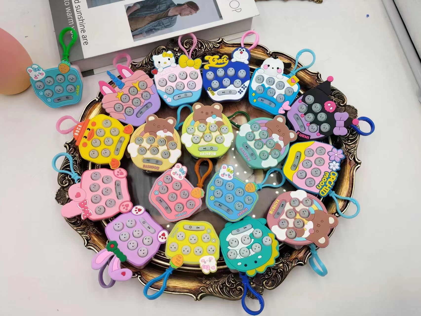 2023 Children's Press and Play Puzzle and Speed Push Game Machine 6 Boys 5 Girls 8-12 Years Old 7 Whack-a-Mole Training Toys Application Scenario