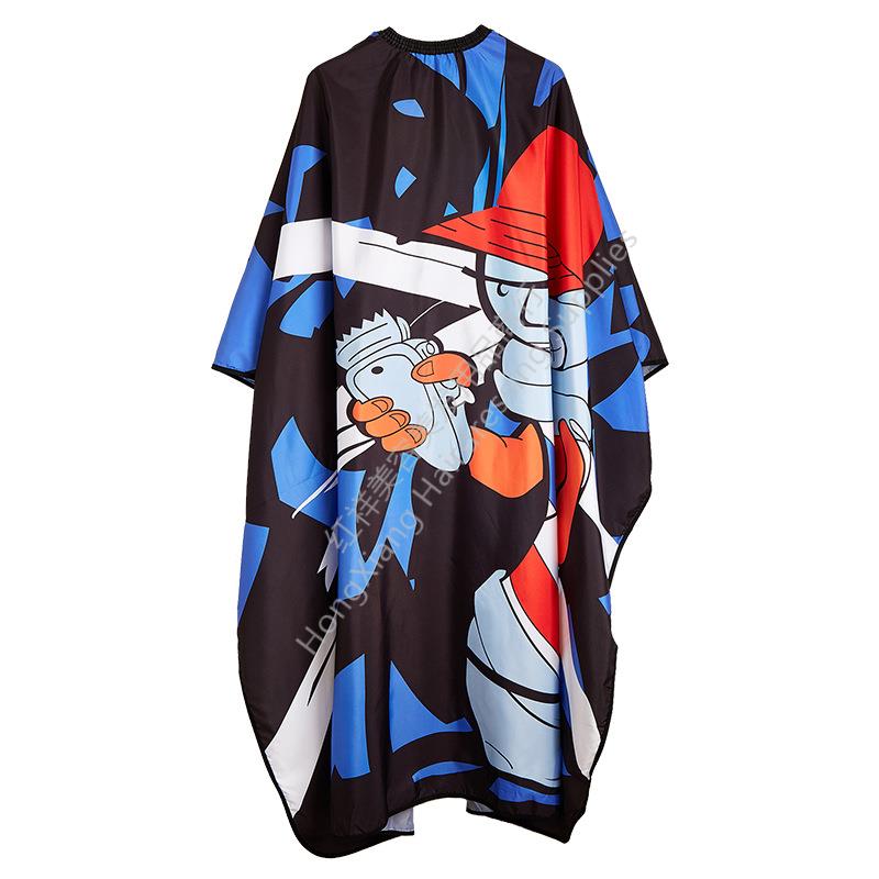 Manufacturers directly supply retro hair cloths hair salons dedicated anti-static non-stick hair retro European and American hair cutting cloths cape