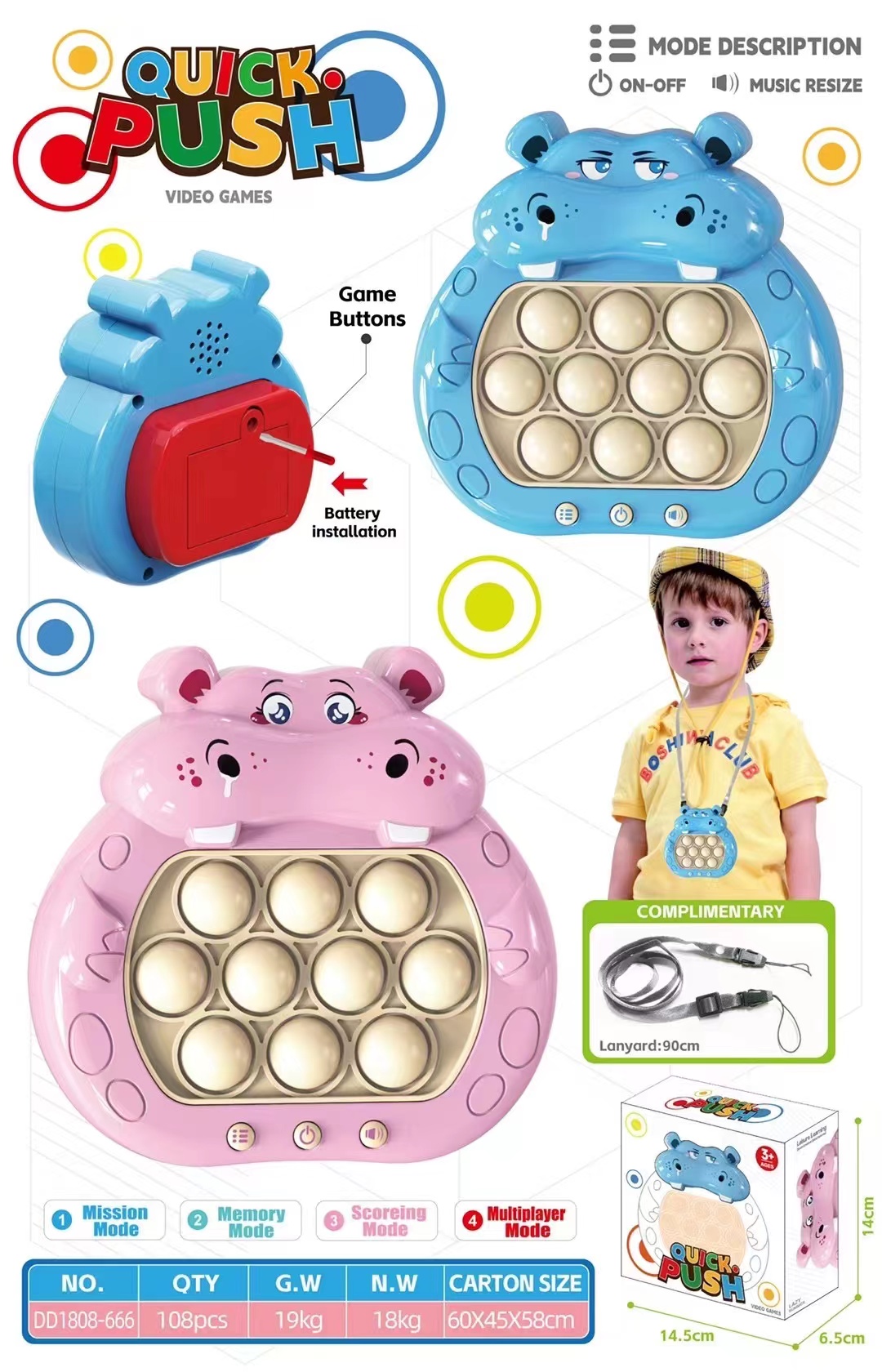 2023 Douyin Rat Extermination Pioneer Press and Play Game Machine, Speed Push Challenge, Whack-a-Mole Game Machine, Educational Toys, Parent-Child Interaction