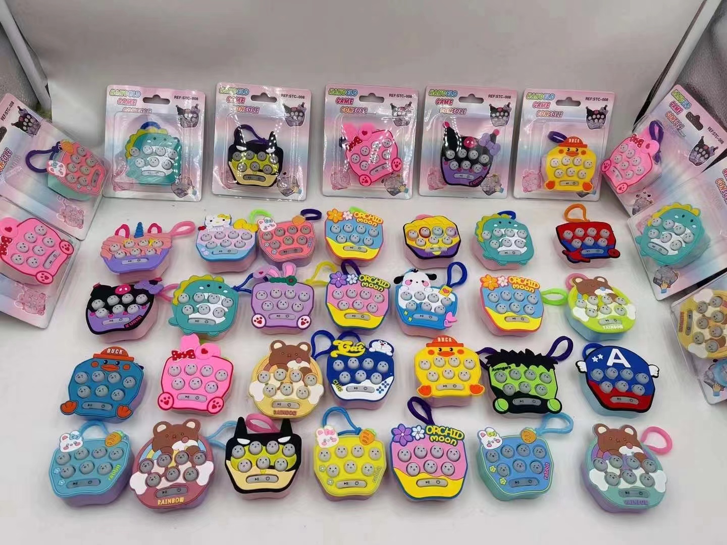 2023 Children's Press and Play Puzzle and Speed Push Game Machine 6 Boys 5 Girls 8-12 Years Old 7 Whack-a-Mole Training Toys