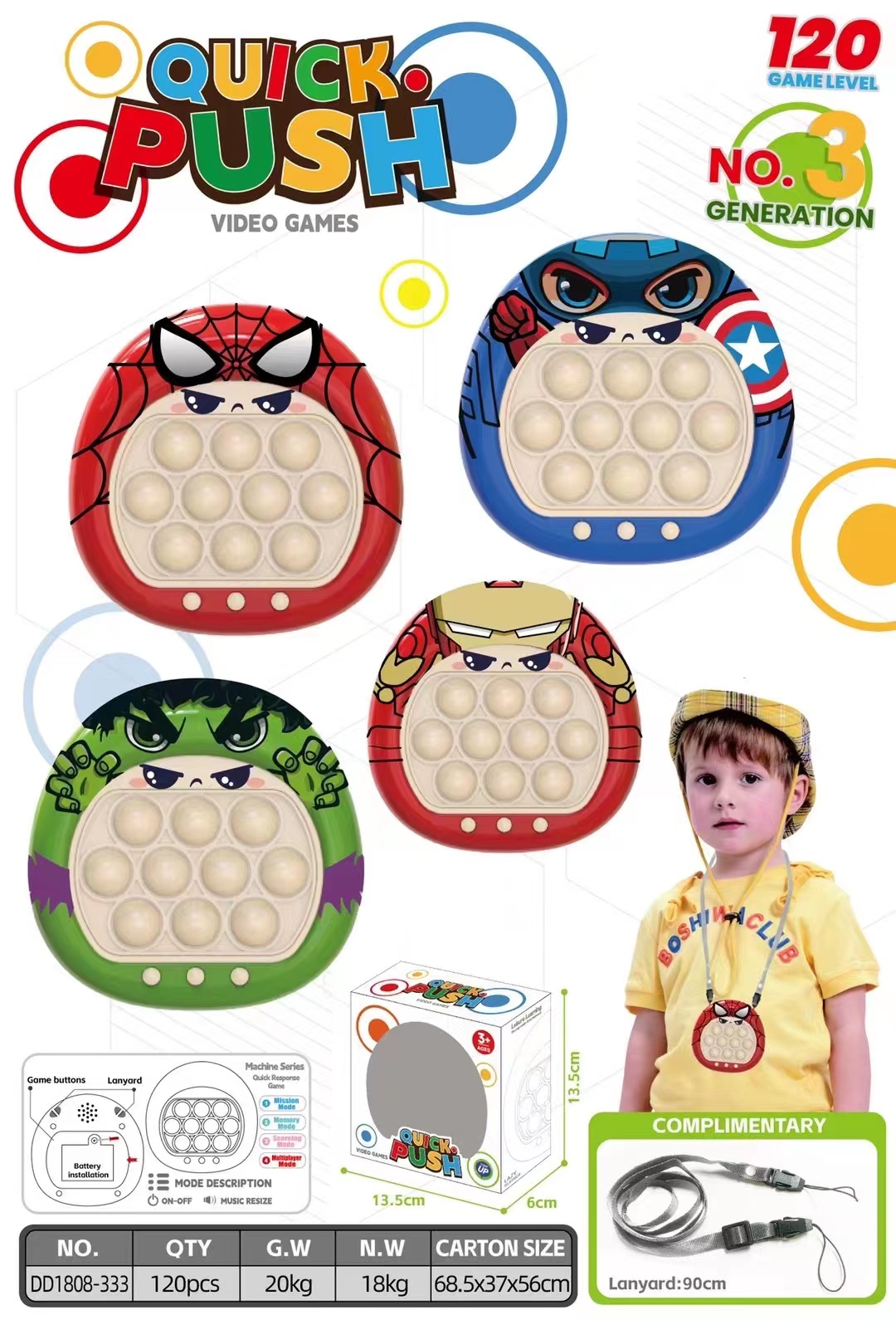 The 2023 Internet celebrity hit Douyin Rat Extermination Pioneer Press and Play Game Machine, Speed push and level-clearing whack-a-Mole Game Machine, educational toy, parent-child interactive game machine details Picture