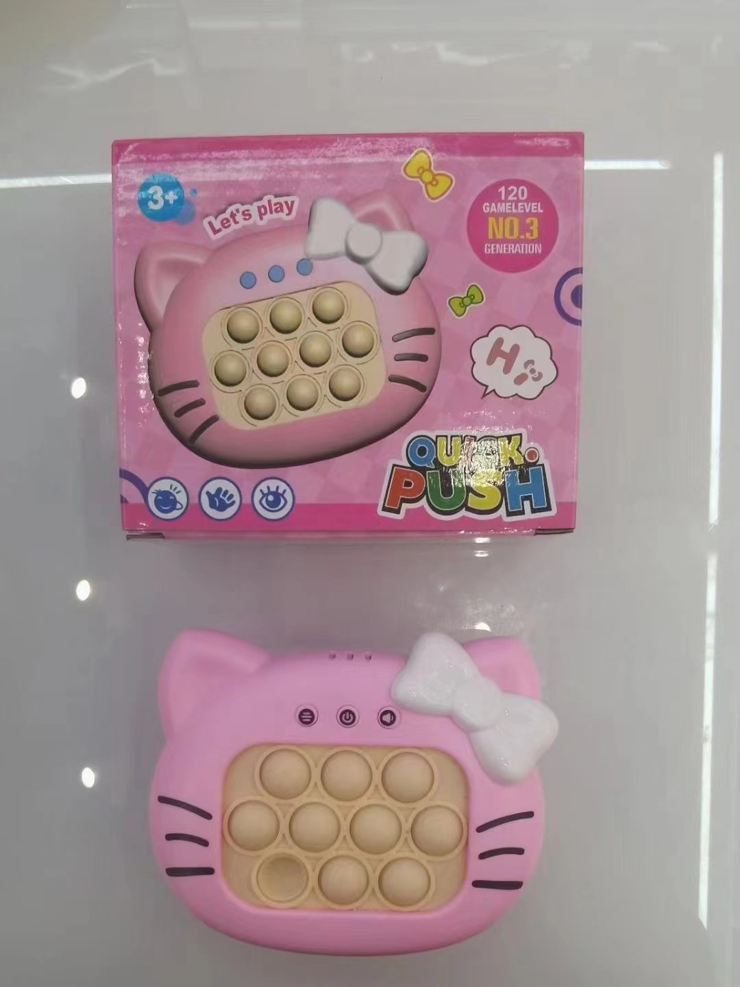 Douyin Rat Extermination Pioneer, KT Cat Press Press Game Machine, Speed Push Challenge, Whack-a-Mole Game Machine, Educational toys, parent-child interaction