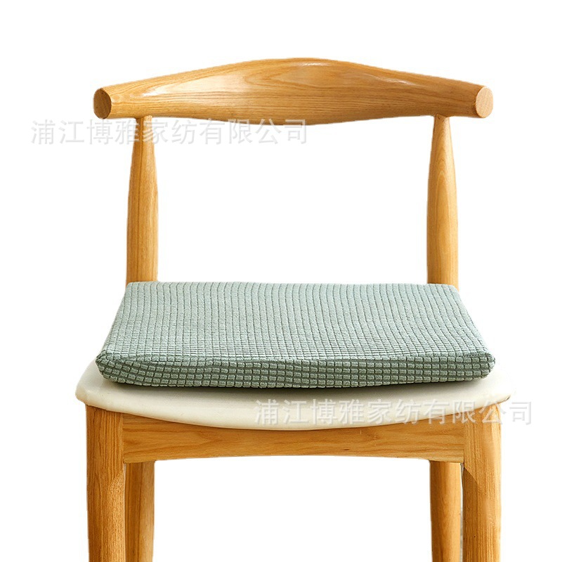 Modern Simple Solid Color Table Cushion Plain Office Breathable Cushion Cross-Border Home Dining Chair Cushion Wholesale Application Scenario