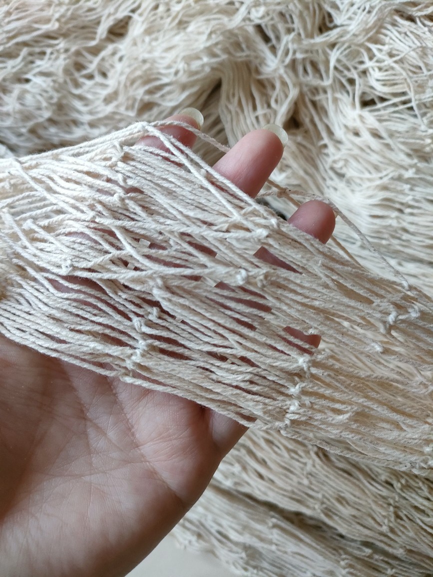渔网棉绳网麻绳网装饰网地中海风格装饰网小孔棉绳网挂绳网图