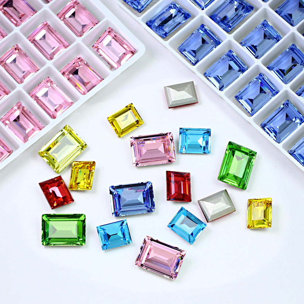 东洲水晶K9尖底钻中冰糖DIY饰品配件10*8mm高档美甲钻厂家批发