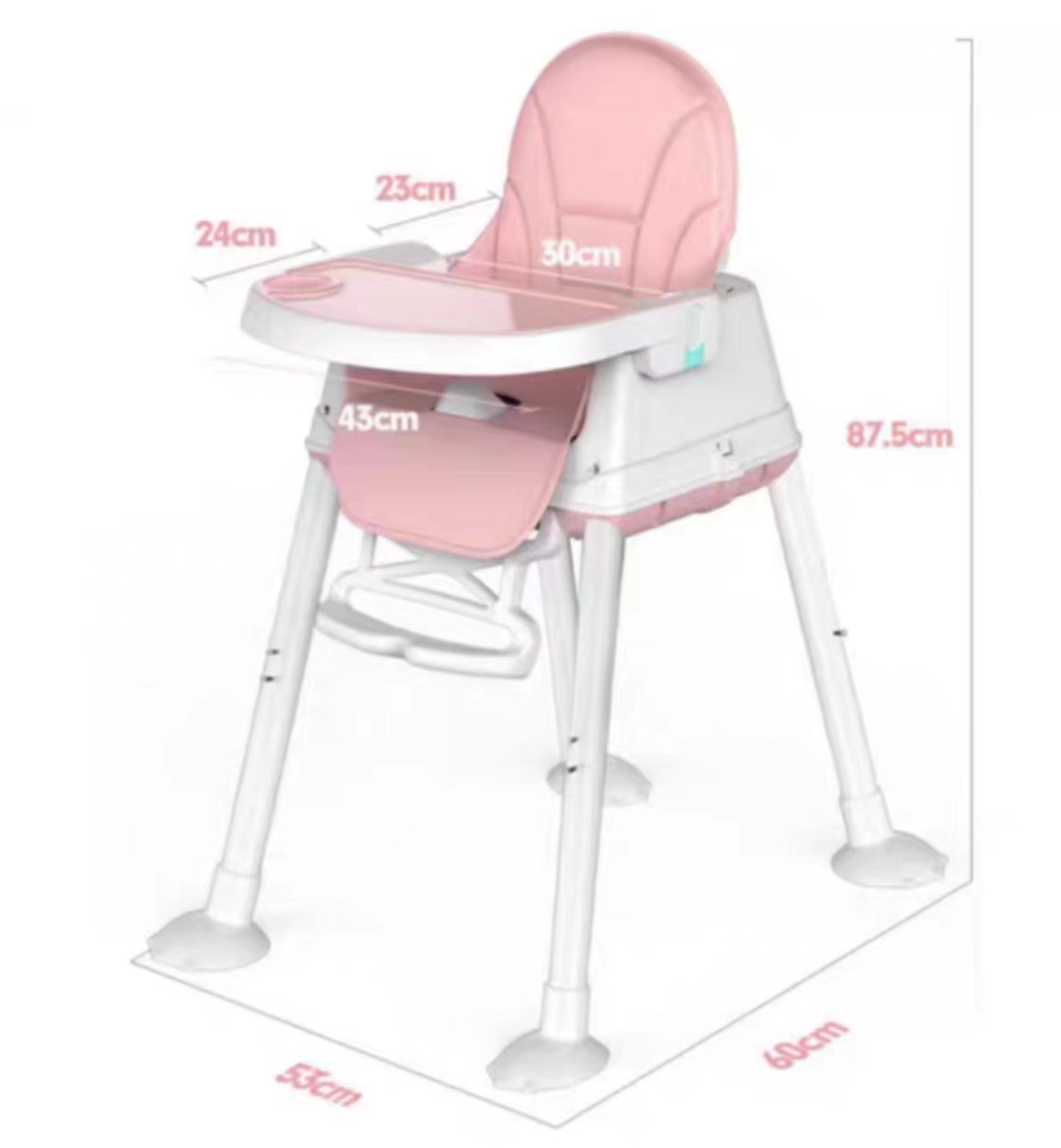 baby chiar多功能舒适宝宝可调节可折叠餐椅简约溜溜椅母婴用品童车童床详情图5