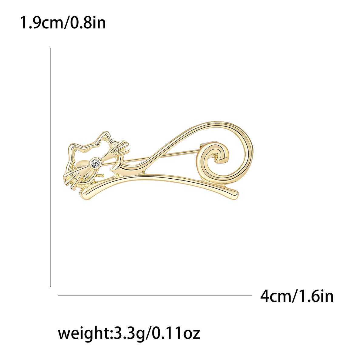 Ziyang Accessories 2023 New Korean Style Sweet and Cool ins Cold Style brooch Enamel Oil Cat brooch, unique and niche design sense, factory direct sales Application Scenario