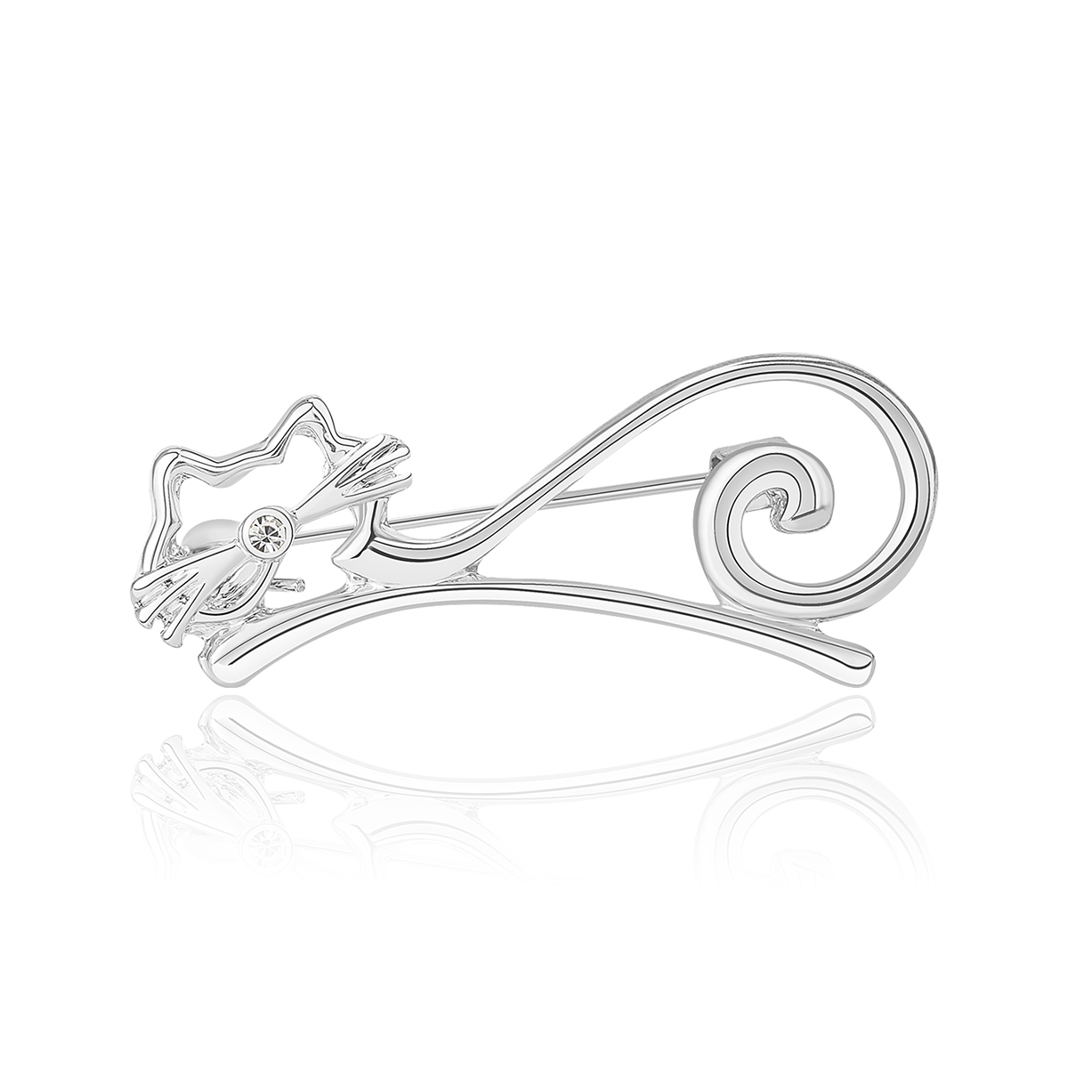 Ziyang Accessories 2023 New Korean Style Sweet and Cool ins Cold Style brooch Enamel Oil Cat brooch, unique and niche design sense, factory direct sales Item Picture