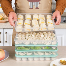 食品级大容量饺子盒馄饨食材冰箱冷冻保鲜收纳盒子