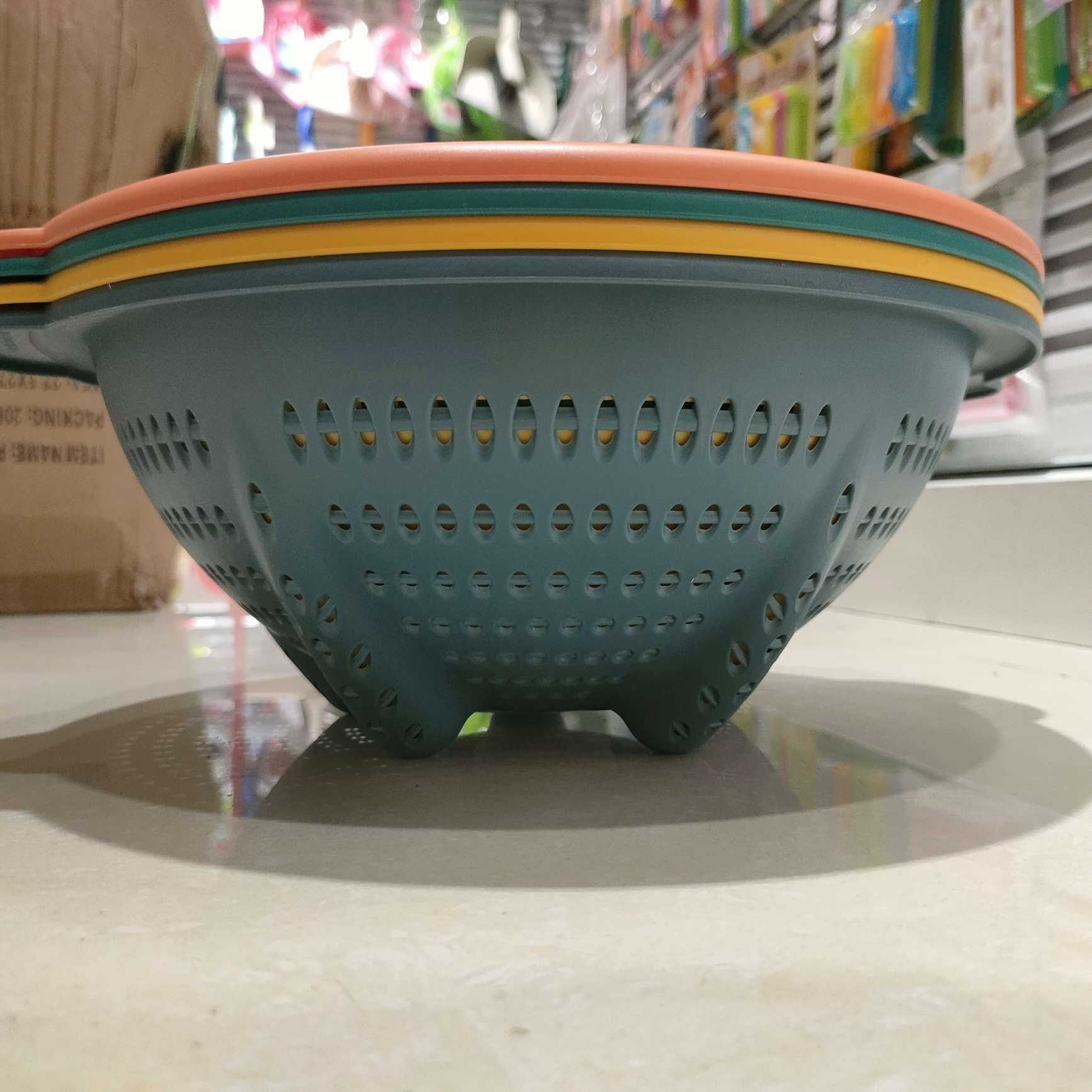 Kitchen plastic rice-washing, rice-washing, sieving, fruit basket, vegetable basket, fruit basket, washing fruit basket, washing vegetable basin, fruit basin, vegetable basket, washing rice basket Specification image